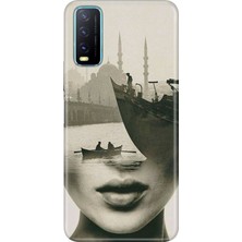 Senada Vivo Y11S Y20 Y20S Kılıf Desenli Baskılı Tpu Rubber Kapak Istanbul