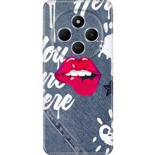 Senada Xiaomi Redmi A4 5g Kılıf Desenli Baskılı Tpu Rubber Kapak Jeanssss