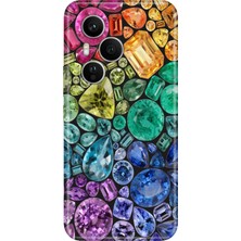 Senada Honor 400 Pro Kılıf Desenli Baskılı Tpu Rubber Kapak Elmas 444