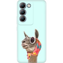 Senada Vivo V30 Lite Kılıf Desenli Baskılı Tpu Rubber Kapak Deve