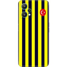 Senada Realme 9 Pro Kılıf Desenli Baskılı Tpu Rubber Kapak Çubuklu Forma