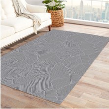 Jassrug Jasrrug Rölyef Halı 120X180 Garden A.gri