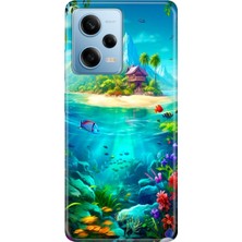 Senada Xiaomi Redmi Note 12 Pro 5g Kılıf Desenli Baskılı Tpu Rubber Kapak Island