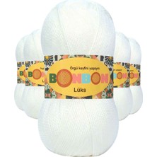 Marsilyan 5 Adet Lüks Patik Ipi Yünü Beyaz 98200