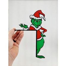 Szd Design Grinch Kapı Köşesi Dekorasyon Figürü