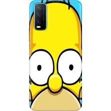 Adasena Vivo Y11S Y20 Y20S Kılıf Desenli Baskılı Tpu Rubber Kapak Simpsonface