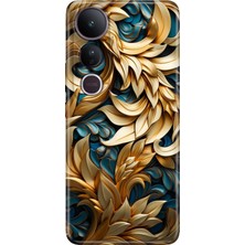 Adasena Vivo V50 Lite Kılıf Desenli Baskılı Tpu Rubber Kapak Sarmaşık