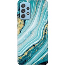 General Mobile A33 Kılıf Desenli Baskılı Tpu Rubber Kapak Simli Taş