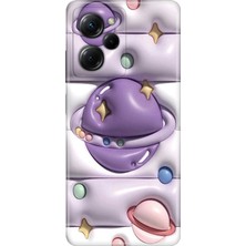 Senada Xiaomi Poco X5 Pro 5g Kılıf Desenli Baskılı Tpu Rubber Kapak 3D Space