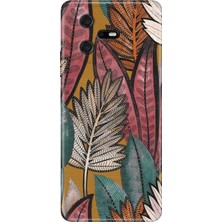 Casper Via A40 Kılıf Desenli Baskılı Tpu Rubber Kapak Yapraklar