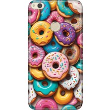 Senada Huawei P9 Lite 2017 Kılıf Desenli Baskılı Tpu Rubber Kapak Donut Cenneti