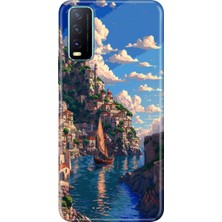 Senada Vivo Y11S Y20 Y20S Kılıf Desenli Baskılı Tpu Rubber Kapak Amalfi