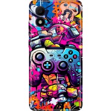 Senada Tcl 303 Kılıf Desenli Baskılı Tpu Rubber Kapak Gamer