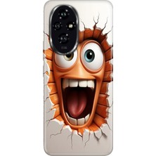 Senada Honor 200 Kılıf Desenli Baskılı Tpu Rubber Kapak Funny