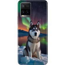 Senada Vivo Y32 Y33S Kılıf Desenli Baskılı Tpu Rubber Kapak Husky Artwall
