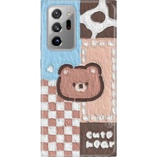Senada Samsung Galaxy Note 20 Ultra Kılıf Desenli Baskılı Tpu Rubber Kapak Ayıcık