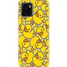 Senada Vivo Y15S Kılıf Desenli Baskılı Tpu Rubber Kapak Civcivler