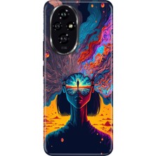 Senada Honor 200 Pro Kılıf Desenli Baskılı Tpu Rubber Kapak Girdap