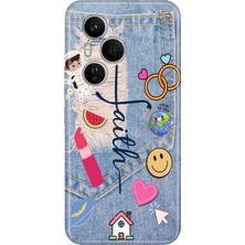 Senada Honor 400 Pro Kılıf Desenli Baskılı Tpu Rubber Kapak Jean