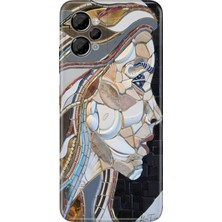 Casper Via X30 Kılıf Desenli Baskılı Tpu Rubber Kapak Mozaic Kadın