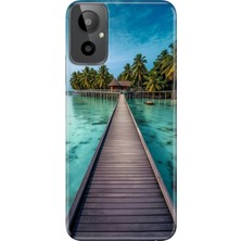 Adasena General Mobile Gm 23-Se Kılıf Desenli Baskılı Tpu Rubber Kapak Maldives