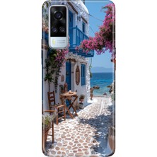 Senada Vivo Y51 Kılıf Desenli Baskılı Tpu Rubber Kapak Bodrumda Aşk