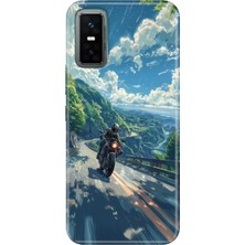 Adasena Infinix Gt 30 Pro Kılıf Desenli Baskılı Tpu Rubber Kapak Motorsiklet Aşkı
