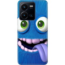 Senada Vivo Y22S Y35 Kılıf Desenli Baskılı Tpu Rubber Kapak Bluemonster