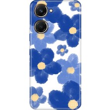 Senada Vivo Y18 Kılıf Desenli Baskılı Tpu Rubber Kapak Blue Orgin