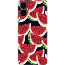 Senada Tecno Camon 19 Neo Kılıf Desenli Baskılı Tpu Rubber Kapak Karpuz