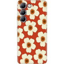 Senada Vivo V30 Lite Kılıf Desenli Baskılı Tpu Rubber Kapak Çiçek Sena