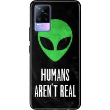 Senada Vivo V21E Kılıf Desenli Baskılı Tpu Rubber Kapak Humans