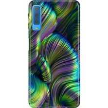 Senada Samsung Galaxy A7 2018 Kılıf Desenli Baskılı Tpu Rubber Kapak Holographic