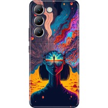 Senada Vivo V30 Lite Kılıf Desenli Baskılı Tpu Rubber Kapak Girdap