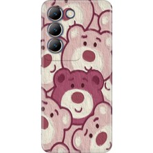 Senada Vivo V30 Lite Kılıf Desenli Baskılı Tpu Rubber Kapak Ayıcık Pattern