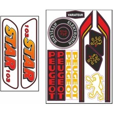 Gogo Pejo 103 Star Etiket Sticker Seti