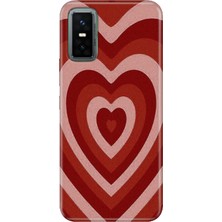 Adasena Infinix Gt 30 Pro Kılıf Desenli Baskılı Tpu Rubber Kapak Mat Kalp