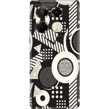 Senada Infinix Note 40 Pro 5g Kılıf Desenli Baskılı Tpu Rubber Kapak Geomet