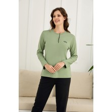 Nightlove Kadın Uzun Kollu Pijama Takımı