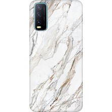 Adasena Vivo Y11S Y20 Y20S Kılıf Desenli Baskılı Tpu Rubber Kapak Pera Mermer