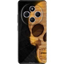 Adasena Xiaomi Redmi A4 5g Kılıf Desenli Baskılı Tpu Rubber Kapak Skull Art