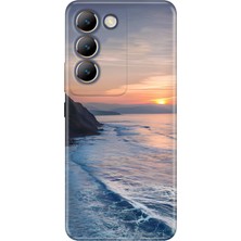 Senada Vivo V30 Lite Kılıf Desenli Baskılı Tpu Rubber Kapak Huzur