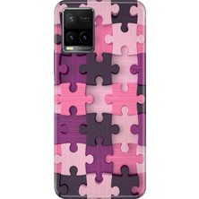 Adasena Vivo Y32 Y33S Kılıf Desenli Baskılı Tpu Rubber Kapak Puzzle