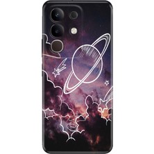 Senada Vivo Y29 Kılıf Desenli Baskılı Tpu Rubber Kapak Gezegenler