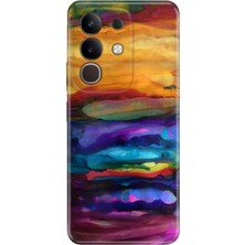 Adasena Vivo Y29 Kılıf Desenli Baskılı Tpu Rubber Kapak Sulu Boya