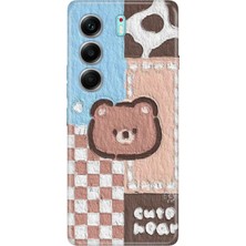 Senada Tecno Camon 40 Pro 5g Kılıf Desenli Baskılı Tpu Rubber Kapak Ayıcık