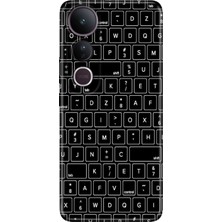 Senada Vivo V50 Lite Kılıf Desenli Baskılı Tpu Rubber Kapak Klavye