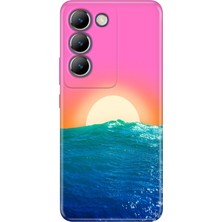 Senada Vivo V30 Lite Kılıf Desenli Baskılı Tpu Rubber Kapak Güneşin Doğumu