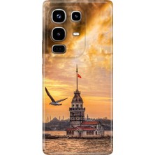 Senada Infinix Note 50 Pro 5g Kılıf Desenli Baskılı Tpu Rubber Kapak Kız Kulesinde