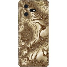 Senada Casper Via A40 Kılıf Desenli Baskılı Tpu Rubber Kapak Golden Hill